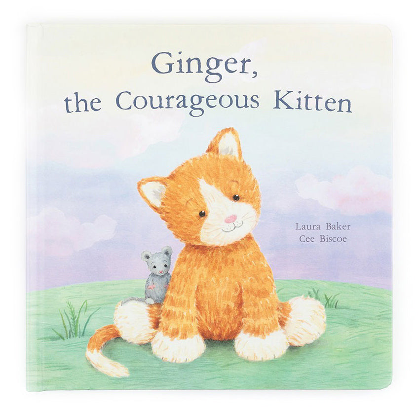 Jellycat Ginger the Courageous Kitten Book (23cm)