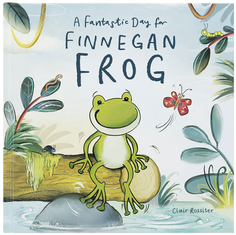 Jellycat A Fantastic Day for Finnegan Frog Book