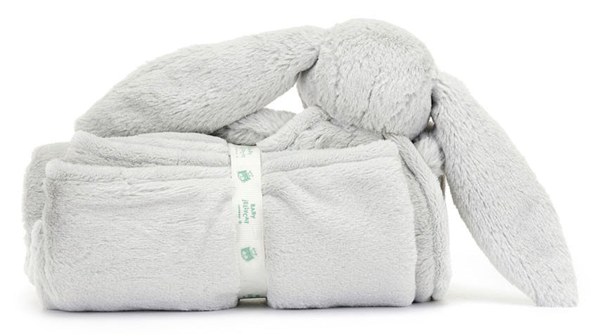 Jellycat Bashful Silver Bunny Blankie (70cm)