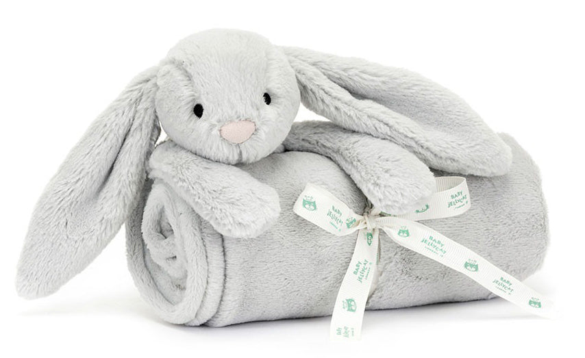 Jellycat Bashful Silver Bunny Blankie (70cm)