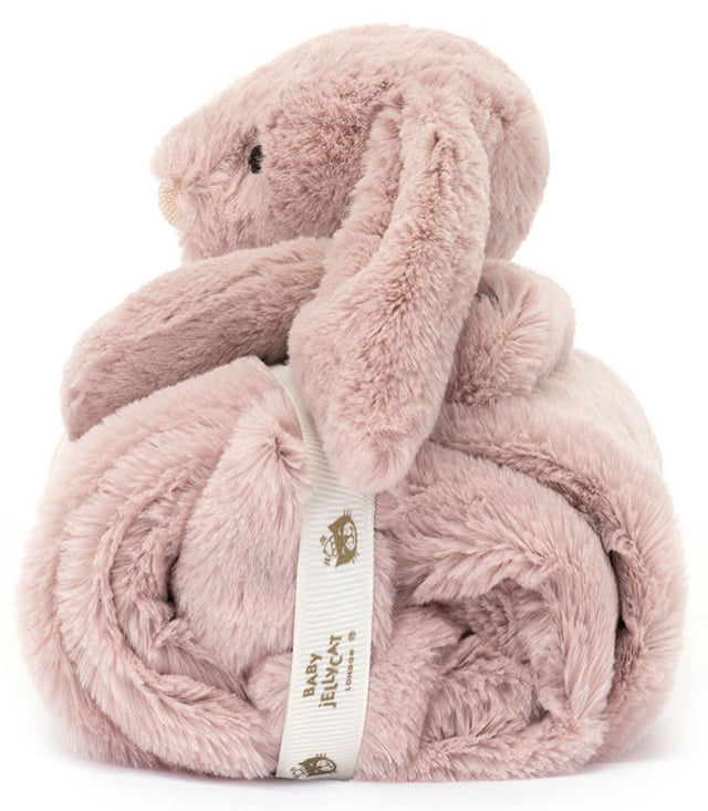 Jellycat Bashful Luxe Bunny Rosa Blankie (70cm)