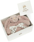 Jellycat Bashful Luxe Bunny Rosa Blankie (70cm)