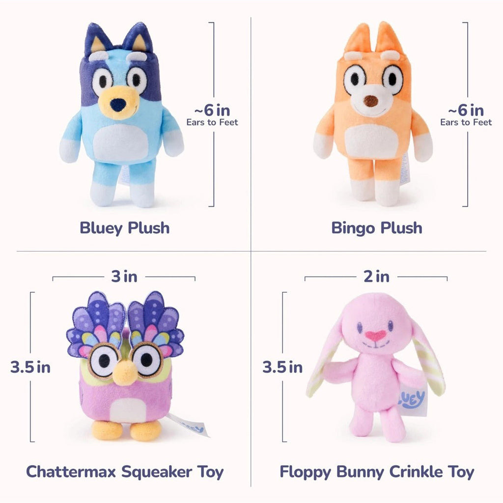 Bluey x Gund Sensory Soft Plush Playset (20cm)