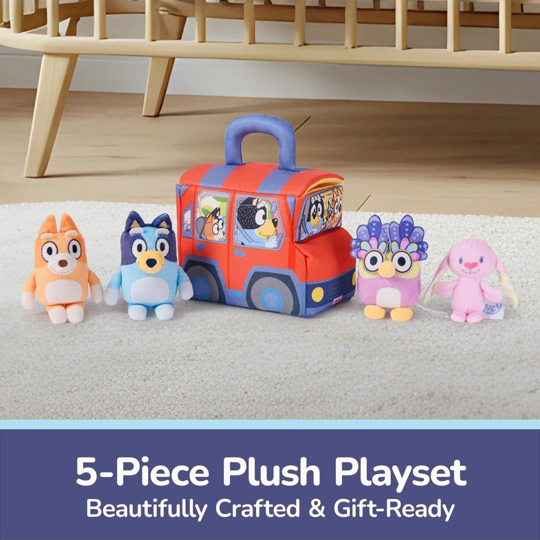 Bluey x Gund Sensory Soft Plush Playset (20cm)