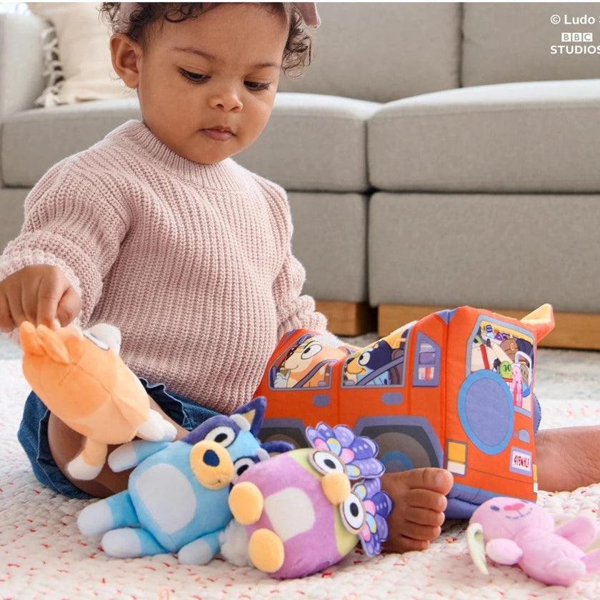 Bluey x Gund Sensory Soft Plush Playset (20cm)
