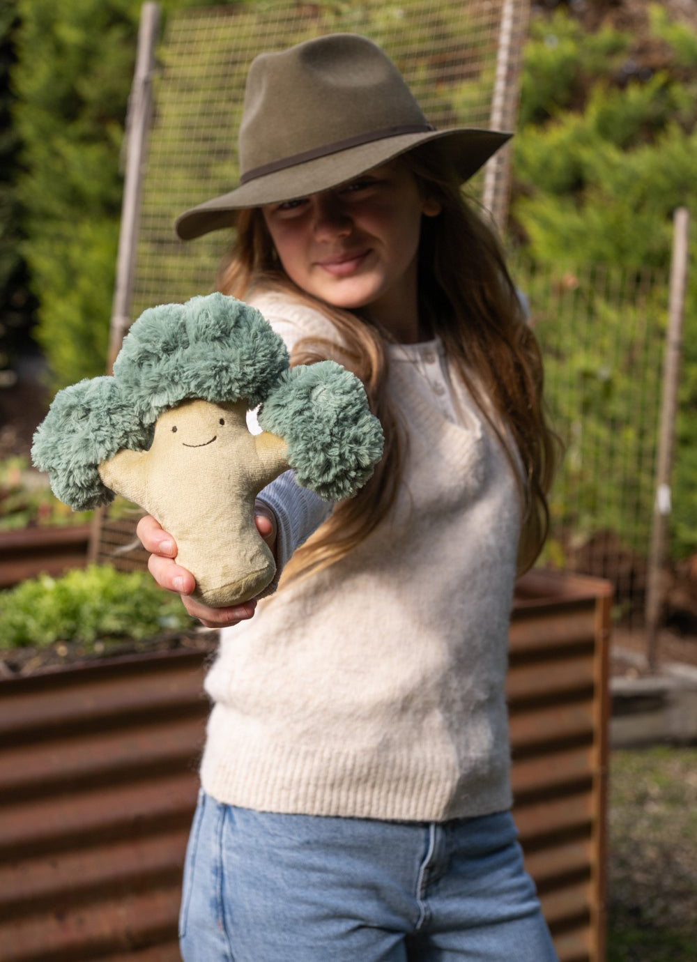 Nana Huchy Bo Broccoli - The Green Friend Plushie (18cm)