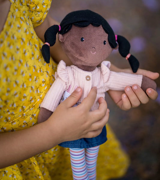 Bonikka Alicia Trio Doll - Black Hair (30cm)