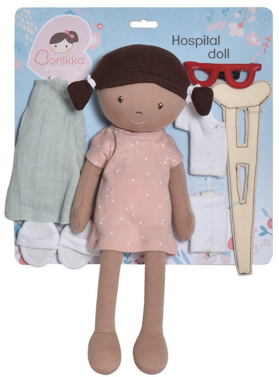 Bonikka Hospital Doll with Accessories (35cm)