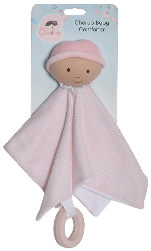 Bonikka Cherub Baby Comforter - Pink (33cm)