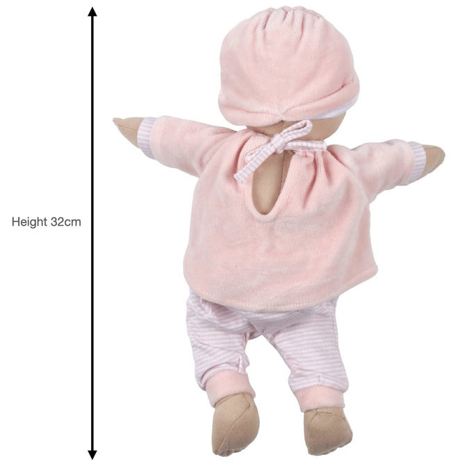 Bonikka Cherub Baby Doll - Pink (32cm)