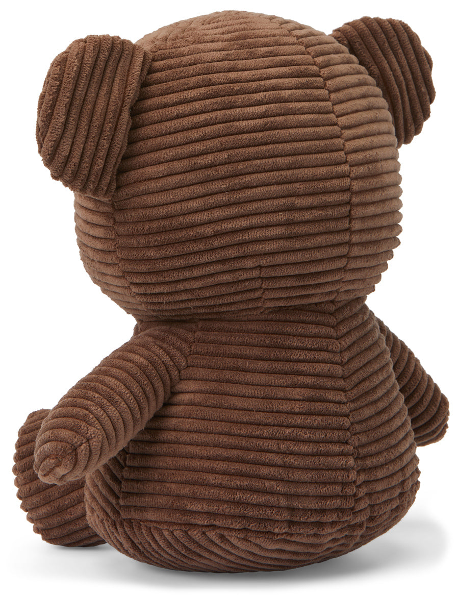 Miffy Plush Boris Bear ECO Corduroy - Brown (24cm)