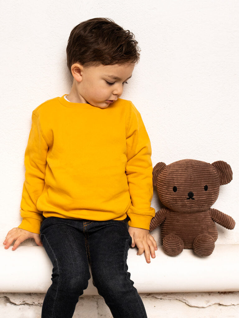 Miffy Plush Boris Bear ECO Corduroy - Brown (24cm)