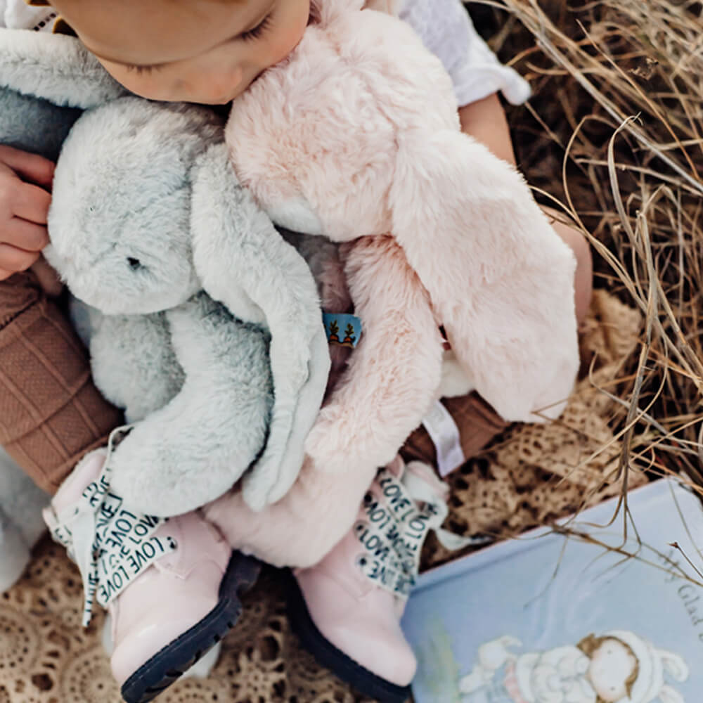 Bunnies by the Bay Sweet Nibble Bunny - Large Grey (27cm)