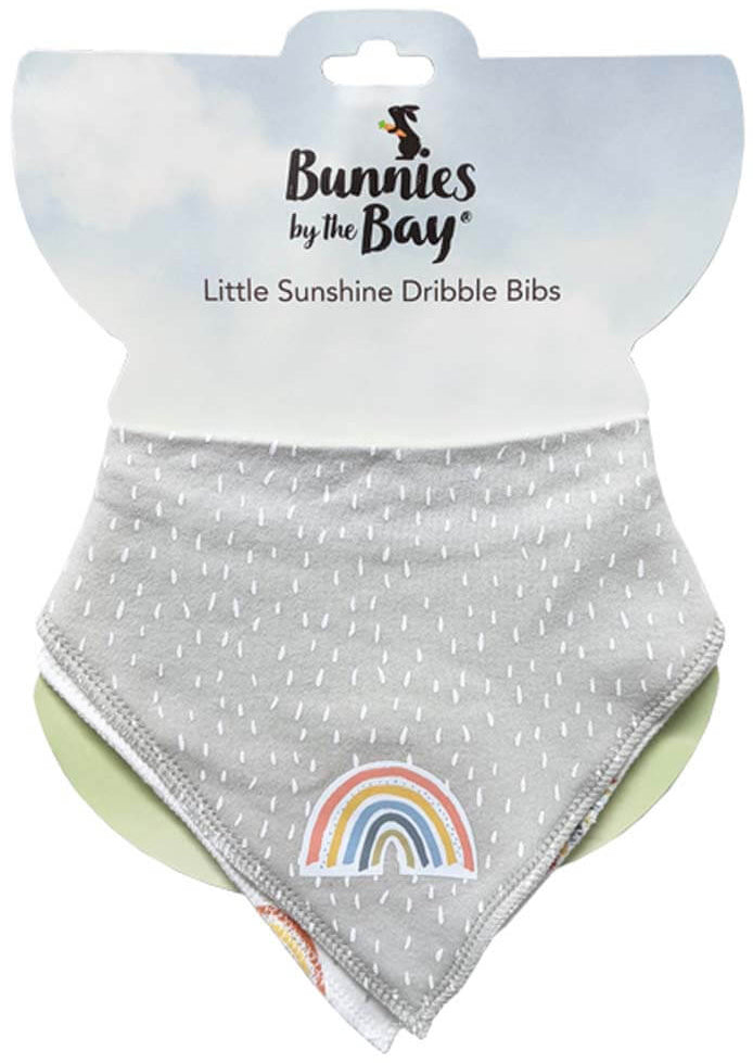 Bunnies by the Bay Little Sunshine Dribble Bib Set (2pcs)