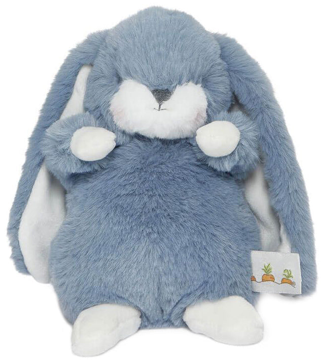 Bunnies by the Bay Tiny Standing Nibble Bunny - Blue Lavender Luster (20cm)