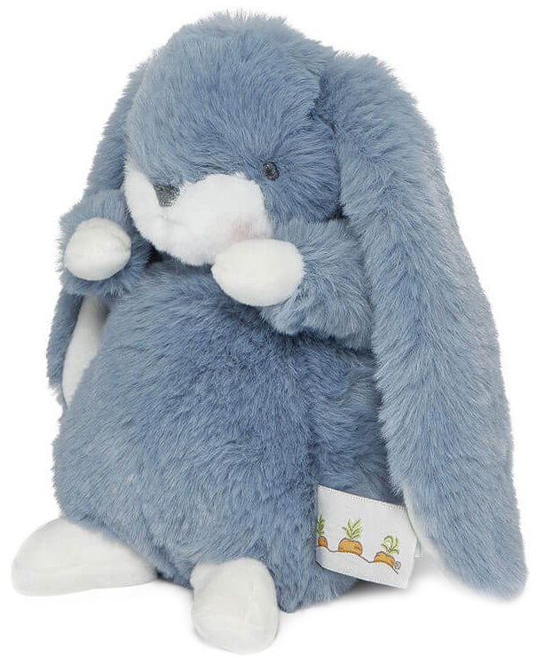 Bunnies by the Bay Tiny Standing Nibble Bunny - Blue Lavender Luster (20cm)