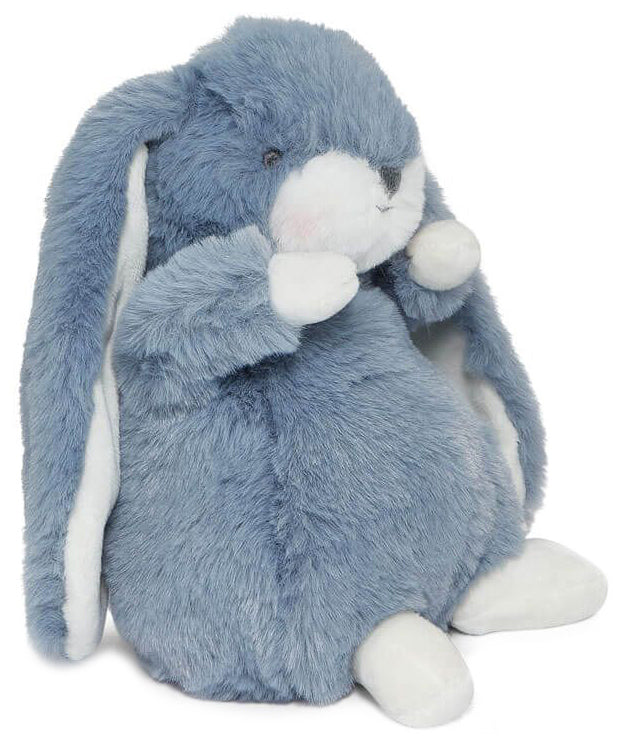 Bunnies by the Bay Tiny Standing Nibble Bunny - Blue Lavender Luster (20cm)