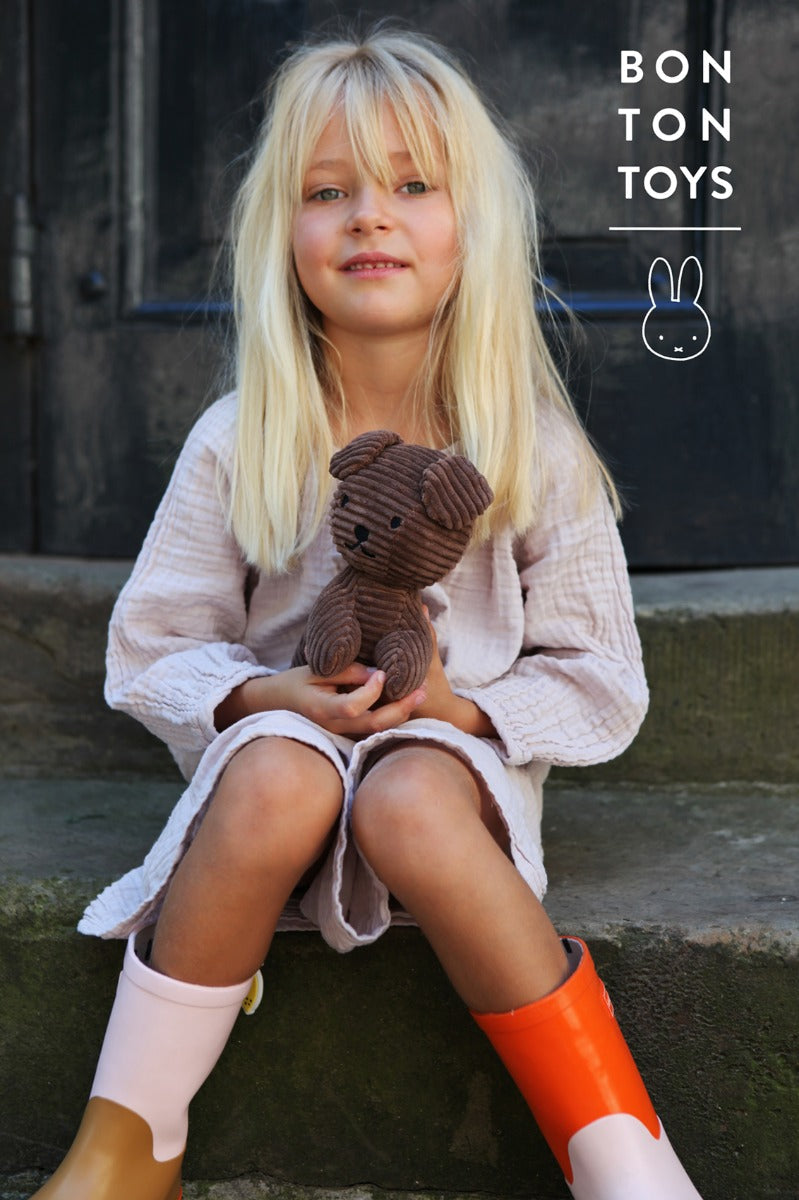 Miffy Plush Snuffy ECO Corduroy - Brown (21cm)