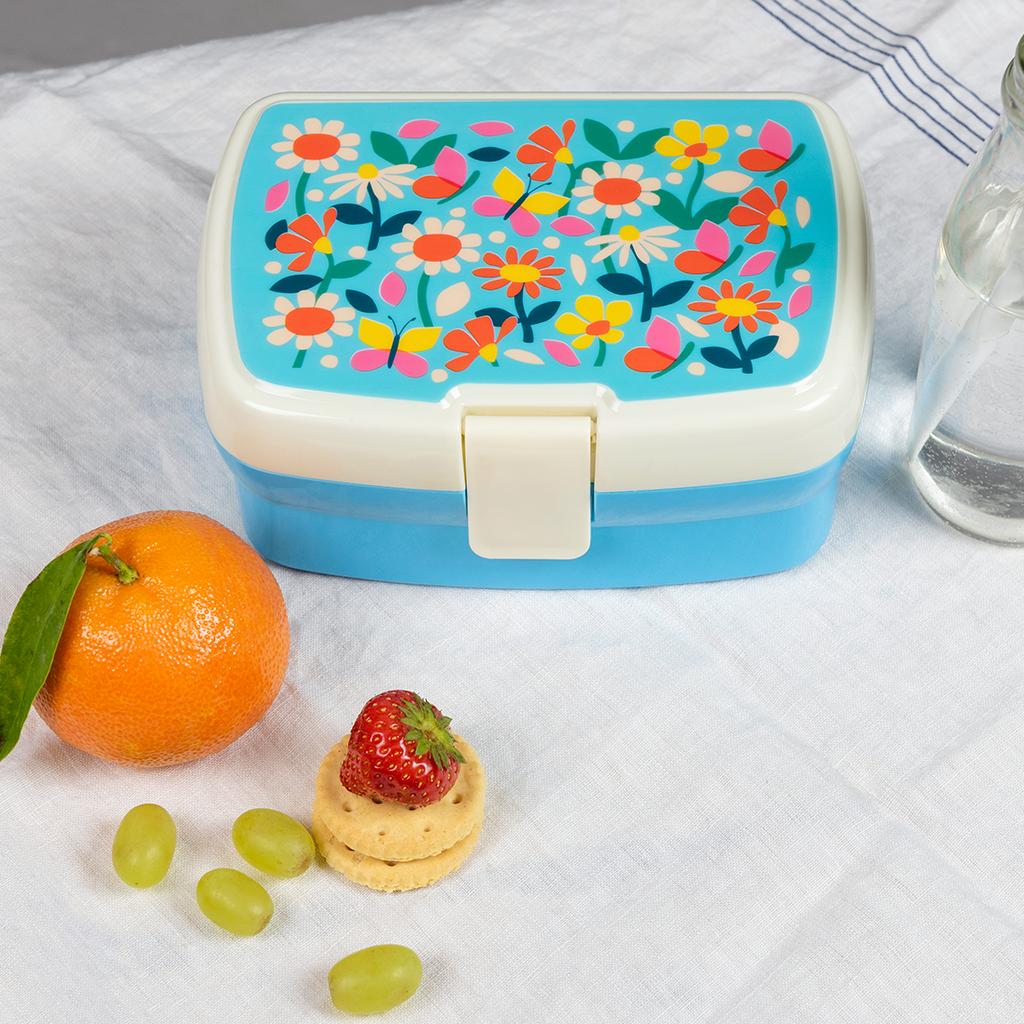 Rex London Butterfly Garden Lunch Box with Tray