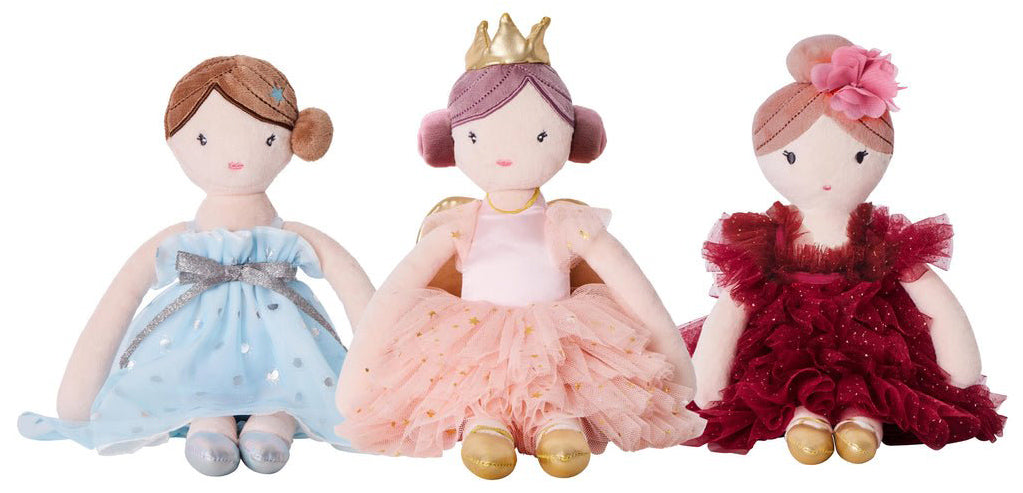 Clara & Friends Charlotte Plush Doll - Blue (35cm)