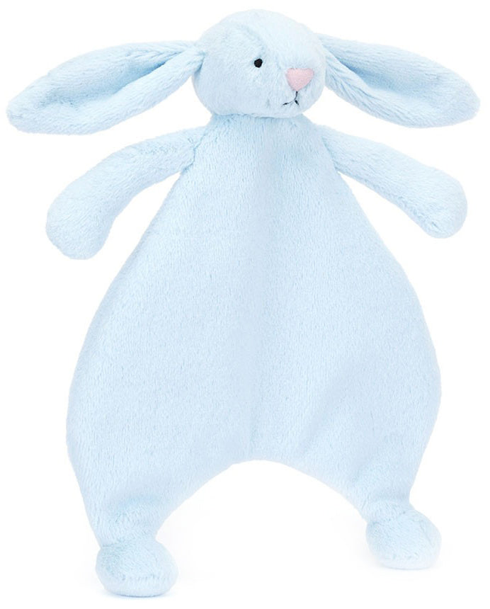 Jellycat Bashful Blue Bunny Comforter (27cm)