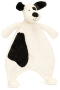Jellycat Bashful Black & Cream Puppy Comforter (28cm)