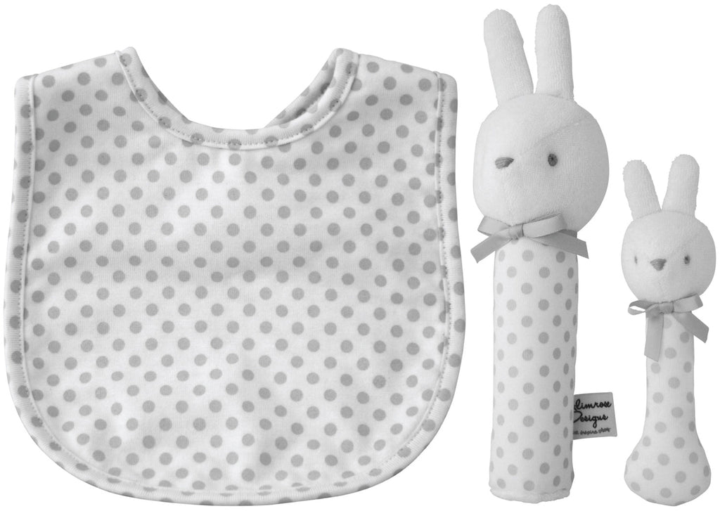 Alimrose Coco Bunny Baby Gift Set - Grey & White (RRP $49.85)
