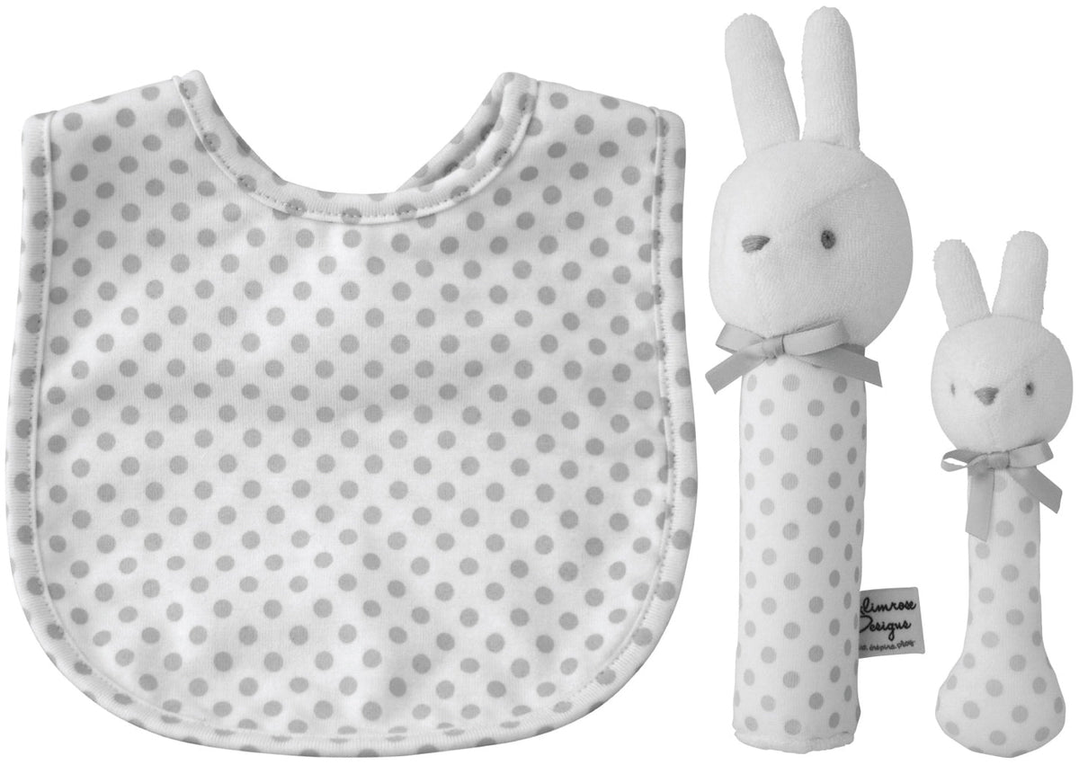 Alimrose Coco Bunny Baby Gift Set - Grey & White (RRP $49.85)