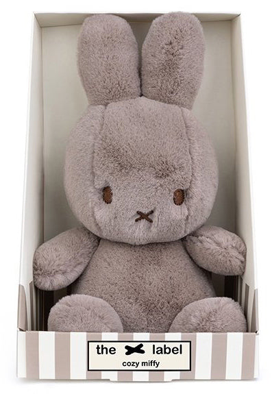 Miffy Plush Sitting Cozy in Giftbox - Taupe (23cm)