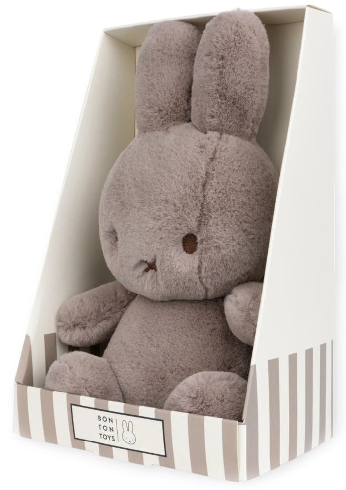 Miffy Plush Sitting Cozy in Giftbox - Taupe (23cm)