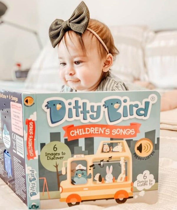 Ditty Bird Interactive Rechargeable Board Book - Children's Songs