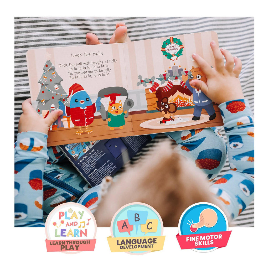 Ditty Bird Interactive Rechargeable Board Book - Christmas Songs