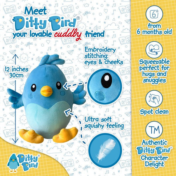 Ditty Bird Squishy Soft Plush (46cm)