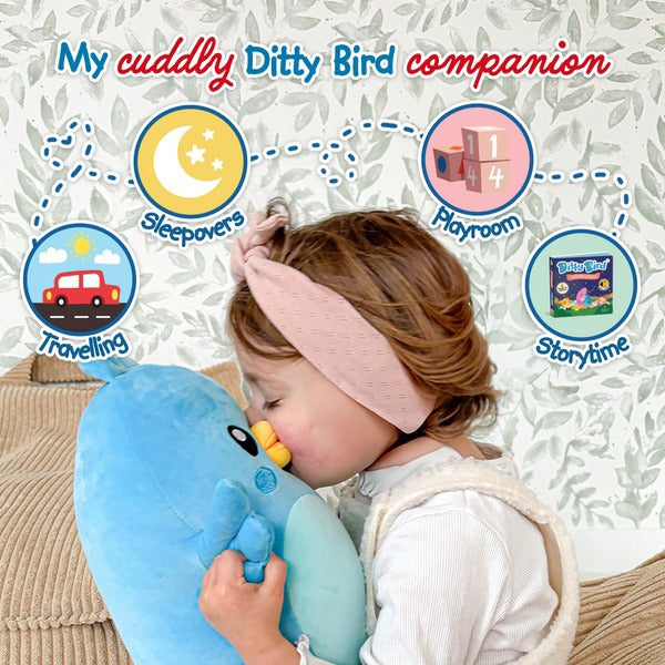 Ditty Bird Squishy Soft Plush (46cm)