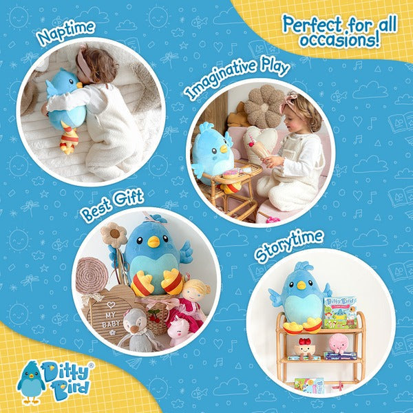 Ditty Bird Squishy Soft Plush (46cm)