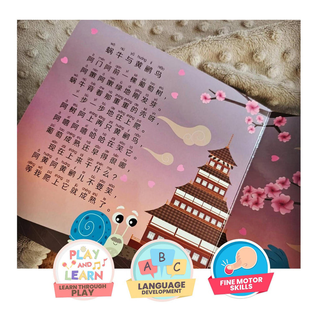 Ditty Bird Interactive Rechargeable Board Book - Chinese Children's Songs Vol 2