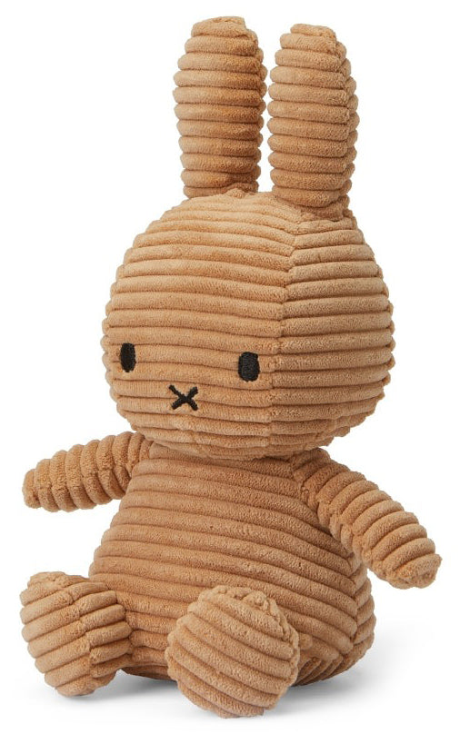Miffy Plush Sitting ECO Corduroy - Beige (23cm)