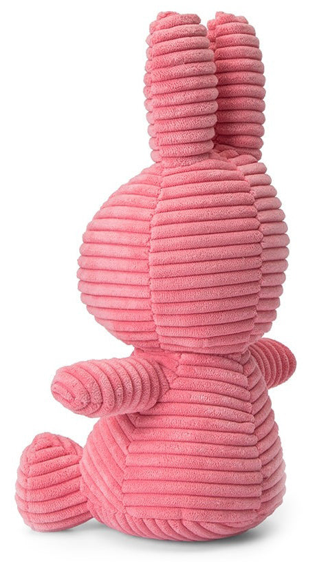 Miffy Plush Sitting ECO Corduroy - Bubblegum Pink (23cm)