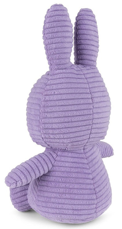 Miffy Plush Sitting ECO Corduroy - Lilac (23cm)