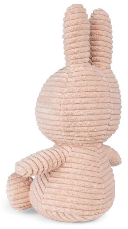 Miffy Plush Sitting ECO Corduroy - Misty Rose (23cm)