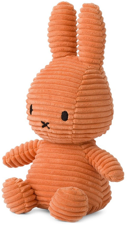 Miffy Plush Sitting ECO Corduroy - Pumpkin (23cm)