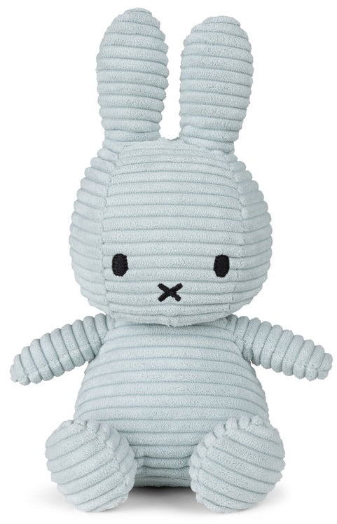 Miffy Plush Sitting ECO Corduroy - Soft Jade (23cm)