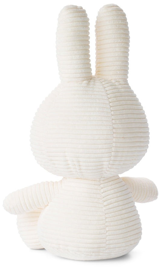 Miffy Plush Sitting ECO Corduroy - Off White (33cm)