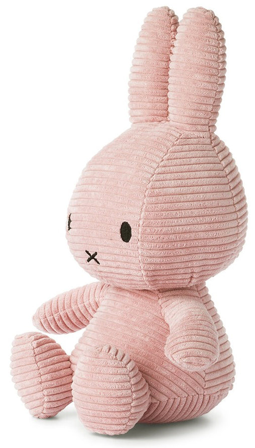 Miffy Plush Sitting ECO Corduroy - Pink (33cm)