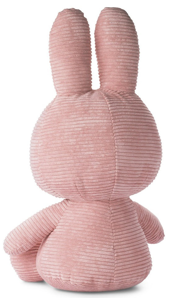 Miffy Plush Sitting ECO Corduroy - Pink (50cm)