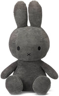 Miffy Plush Sitting ECO Corduroy - Grey (70cm)