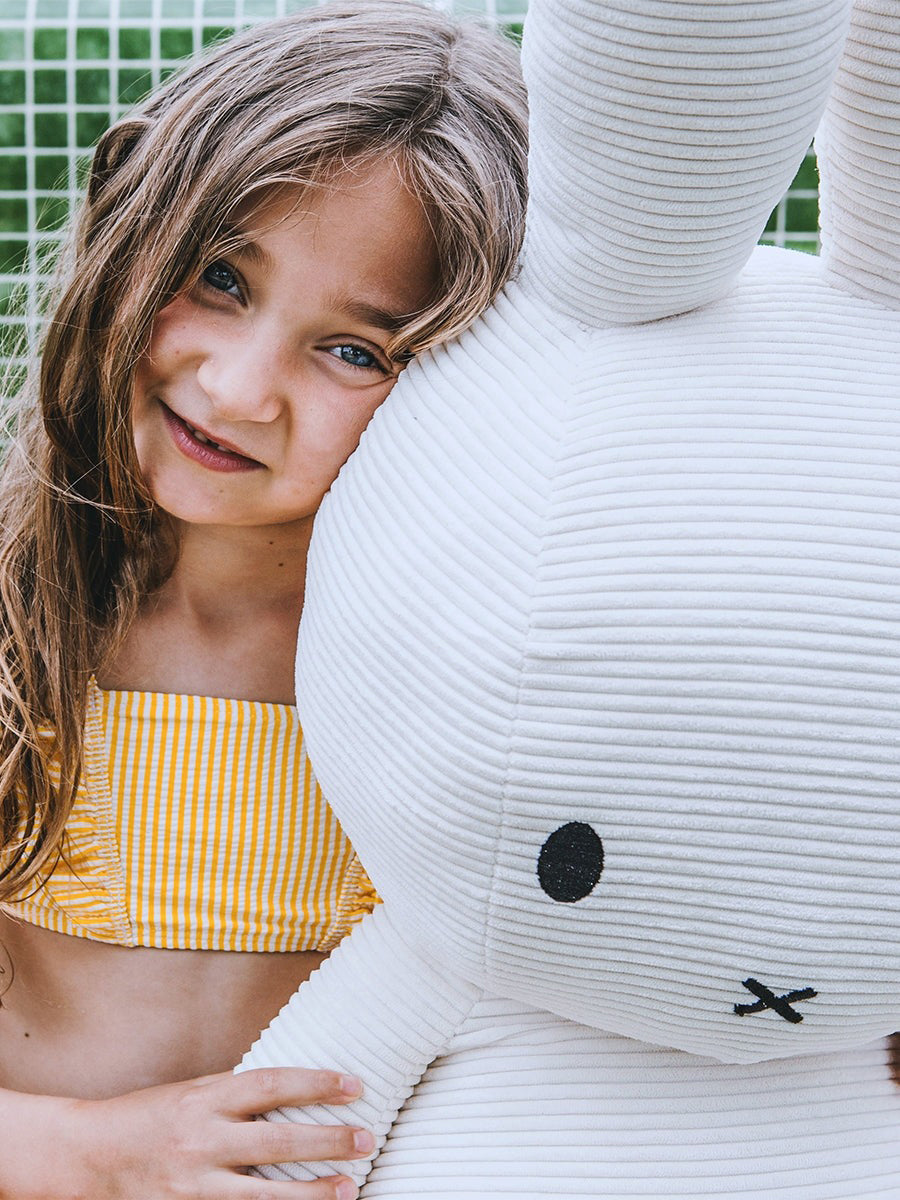 Miffy Plush Sitting ECO Corduroy - Off White (70cm)