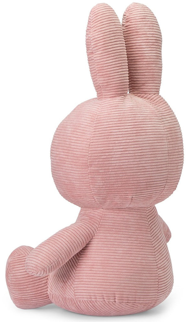 Miffy Plush Sitting ECO Corduroy - Pink (70cm)