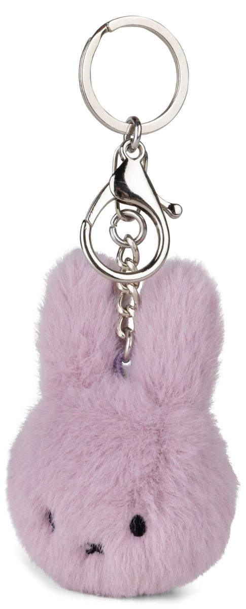 Miffy Plush Keychain in ECO Fuzzy - Lilac