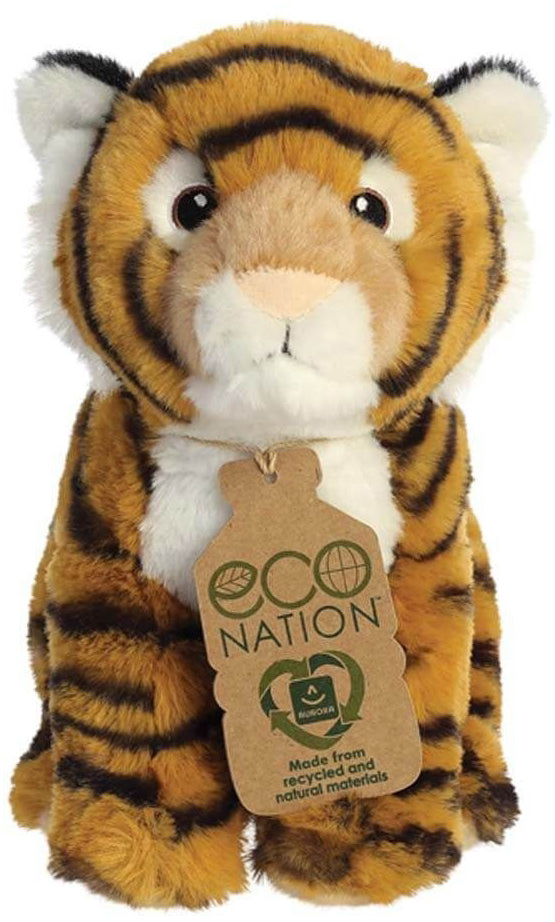Eco Nation Bengal Tiger Plush Toy (24cm)